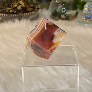 Multicolor Agate Cube